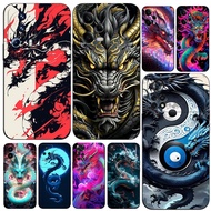 Case For Xiaomi Redmi 12 4G Note 12 5G POCO X5 PRO 5G Phone Cover Chinese dragons