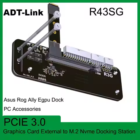 ADT-Link R43SG Laptop Graphics Card External to M.2 Nvme PCIe 3.0/4.0x4 Docking Station asus rog all