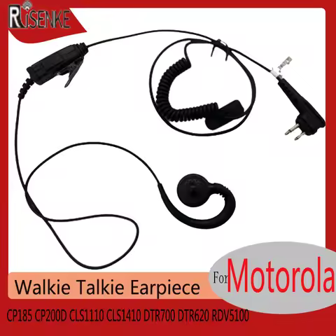 HKLN4604 HKLN4604A HKLN4604B Earpiece Headset for Motorola,CP185,CP200D, CLS1110, CLS1410, DTR700, D