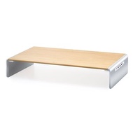 j5create｜USB3.1 Type-C 9 Port PD多功能4K顯示實木螢幕架-JCT425
