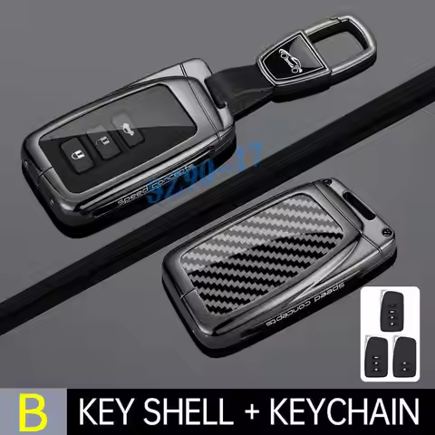 For Lexus NX RX LX IS ES GS 200t 250 300 300h 350 450h 500h Metal Carbon Fiber Car Key Fob Case Cove