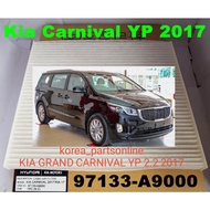 KIA GRAND CARNIVAL YP 2015 AIRCOND CABIN FILTER 97133 A9000 HCC KOREA OEM PRODUCT