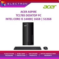 Acer Aspire TC1785-14400 Desktop PC ( I5-14400,8GB,512GB SSD,Intel,W11P)