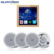 Surpass SP-PW425V+4CR620 Background Music System 4x25W 6.5 inch WiFi Bluetooth Android 10.0 Quad-Cor