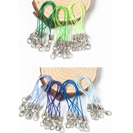 Lobster clasp hanging rope colorful polyester single ring lobster clasp mobile phone rope handicraft