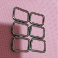 NICKEL EMPTY SQUARE RING SIZE 2.5CM THICK