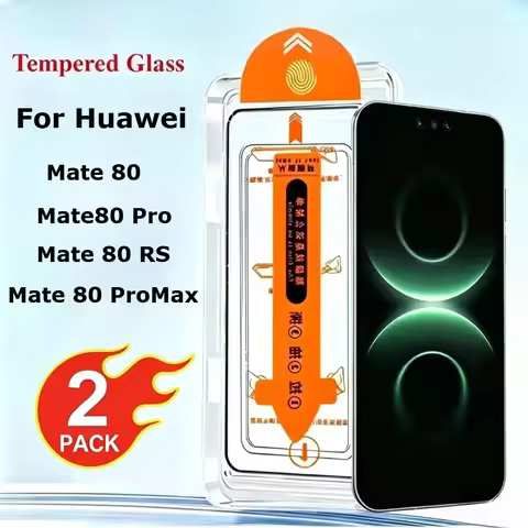 2pcs Tempered Glass For Huawei Mate 80 Pro Max/Mate80 Pro Huawei Mate 80 RS Screen Protector Dust-fr