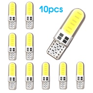 10pcs Silicone Gel COB LED Car Light 12V T10 W5W Wedge Side Parking Reading Bulb Signal Lamp Clearan