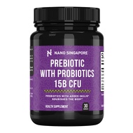 Nano Singapore Prebiotic with Probiotic 15 Billion CFU (30 Capsules)