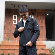 BAPIN Overshirt Jacket Hidden Black - Jaket Pria Overshirt
