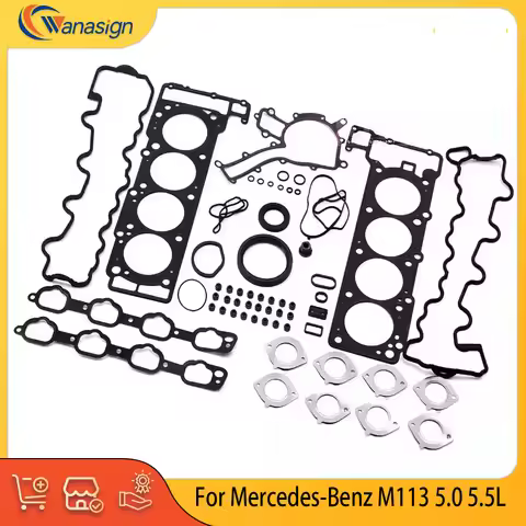 Engine Parts Full Gasket Set Fit 5.0 5.5 L V8 Gas M113 For Mercedes-Benz C55 ML55 SLK55 AMG M113 5.0
