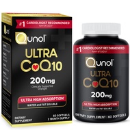 CoQ10 200mg Softgels, Ultra CoQ10 - Ultra High Absorption Coenzyme Q10 Supplements - Antioxidant Sup