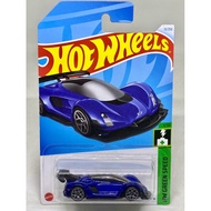 Hot Wheels CZINGER 21C Blue Racing Sports Fantasy Supercar 64 Diecast Car Matchbox Collection Kereta