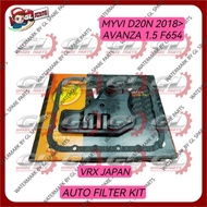 PERODUA MYVI D20N 2018> TOYOTA AVANZA 1.5 F654 AUTO FILTER KIT VRX JAPAN 35303-B1010