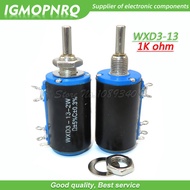 2PCS WXD3 13 2W 1K ohm WXD3 13 2W Rotary side Rotary Multiturn Wirewound Potentiometer IGMOPNRQ