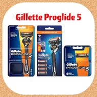 Gillette Fusion 5 ProGlide Manual Refills 4's/ Gillette Razor /Proglide Bundle Pack