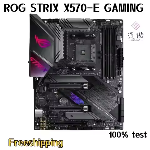 For ROG STRIX X570-E GAMING Motherboard 128GB HDMI PCI-E4.0 M.2 Socket AM4 DDR4 ATX X570 Mainboard 1