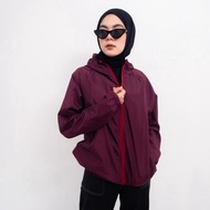 VICTORYALL - Jacket Olahraga Parasut Pria Dan Wanita Import Waterproof Model Korean Style Casual Uni