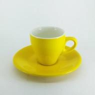 Thick Ceramic Espresso Cup with Saucer Espresso Culture
