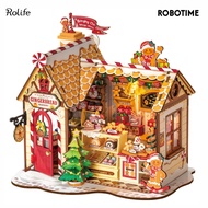 Robotime Rolife DG176 Gingerbread House| DIY Christmas House Model