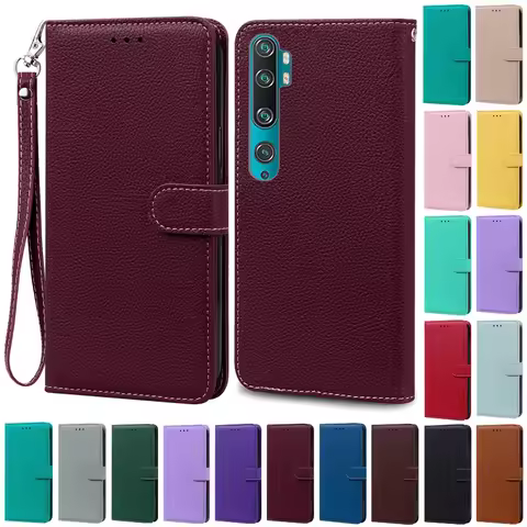 Mi Note 10 Lite Case For Xiaomi Mi Note 10 Lite Case Wallet Leather Flip Cover For Xiaomi Mi Note 10