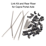 Carbon Fiber LCG Custom Build Chassis Kit and Link Kit for 1/10 RC Rock Crawler Capra F10 Axle