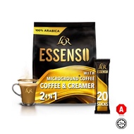 L'OR ESSENSO WITH MICROGROUND INSTANT COFFEE 2 IN1  COFFEE RICH & AROMATIC COFFEE BEANS 20 X 16G (40