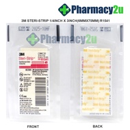 PACK 3M STERI-STRIP R1541 1/4 INCH X3 INCH (6MMX75MM) PACK OF 3 PIECES