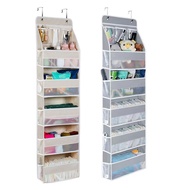 New Product Hanging 5 Hanging Bag Non-Woven Fabric Storage Beige Large Lattice Storage Bag Door Stor