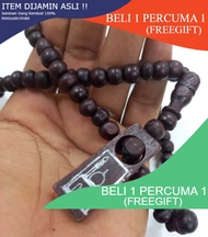 TM• Tasbih Kayu Kelor/Remunggal/Gemunggal Hitam Moringa 1001 Khasiat