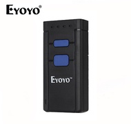 Eyoyo 1D เครื่องสแกนบาร์โค้ด Via Bluetooth มินิ 2.4G ไร้สายบาร์โค้ดแบบพกพาเครื่องสแกนบาร์โค้ด CCD