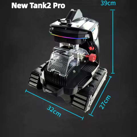 2M2 TANK 2 Pro TANK II Pro CNC Key Cutting Machine Add House Keys Mul-T-lock, Dimple, Multi-point Ke