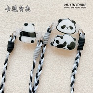 phone chain handphone chain Retractable Creative Cartoon Panda Shock-resistant Phone Case