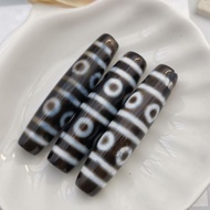 8 眼天珠 DIY 58x14mm 8 Eyed Dzi Bead DIY