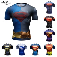 Superman Fresh Design T Shirt For Men Compression GYM Sportswear Jersey Quick Dry Men Tshirt