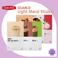 Glam.D Light Meal Shake 6 Flavors/5ea ( Earl Grey / Chocolate / Matcha / Injeolmi/ Cookie &amp; Cream /NEW Strawberry Yogurt)