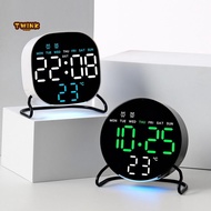 LED Desk Clock Illuminated Display Time And Date Loop Display Max Timer 23:59:59