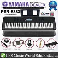 Yamaha PSR-E383 61 Keys Portable Keyboard Basic Package (PSRE383 PSR E383)