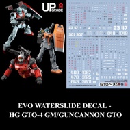 [EVO] Waterslide Decal - [GTO-4] HG 1/144 GM Moroccan/GM Shoulder Cannon Missile/Guncannon Cucuruz (