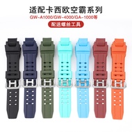 Suitable for Casio g-shock Airmaster Series Watch Strap gwa1100 gw4000 Resin Strap Accessories