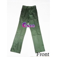 Big Size Secondary Green Long Pants/ Seluar Hijau Panjang Sekolah Menengah ( Big Size )/ 中学青长裤 ( Enc
