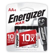 Energizer - Max Alkaline Power E91 AA Battery Value Pack 4AA