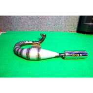 Vespa exhaust left exhaust galvanized competition 150-187cc