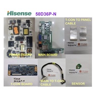 HISENSE LED TV 50D36P-N 50D36PN Power Board RSAG7.820.5687/ROH Main Board RSAG7.820.5511/ROH T-Con C