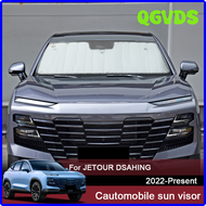 QGVDS ที่บังแดดรถยนต์ฝาครอบป้องกัน UV สำหรับ Jetour Dashing 2022-2025ด้านผ้าม่านหน้าต่างเสื่อหมวกกันแดดกระจกบังลมอุปกรณ์เสริมรถยนต์
