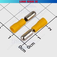 [30 Pieces]- MPD1.25-156 Cos Male Bullet Head 10A Wire Size 0.5-1.5mm2 Yellow Linhkien IC