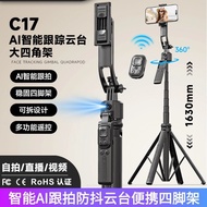 Selfie Stick C17 Anti-Shaking Retractable Smart AI Follow PTZ Camera Face Tracking Shooting Selfie D