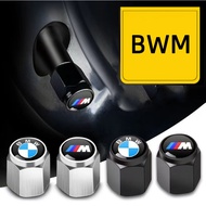 [BMW M] 4pcs BMW M Valve Metal Tyres Tire Valve Caps Anti-theft Air Dust Stems Cap Cover Vehicle decoration Accessories for Bmw E46 E52 E53 E60 E90 E91 F30 F20 F10 F15 F13 M3 M5 X5