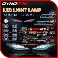 DYNOPROJECT DYNOPRO Mata Gaban LC135 V1 LC Signal Light Depan Front Signal Light Lampu Gaban Mata