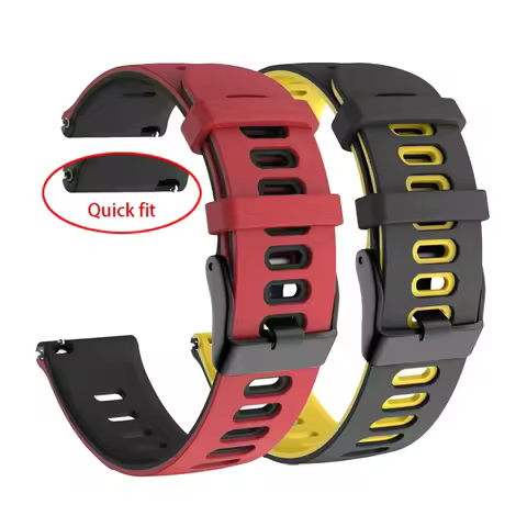 Two-tone silicone strap For Huami Amazfit T-REX 2 Smart Watchband Sports Bracelet For Xiaomi Amazfit